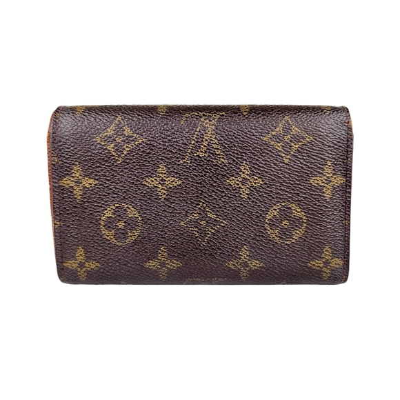 Louis Vuitton Monogram Porte Monnaie Tresor Canvas Wallet - Picture 2 of 8